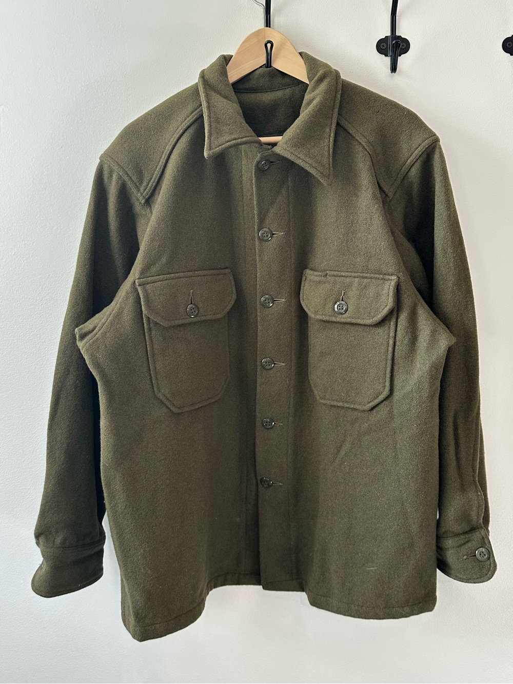 1996 Cold Weather Shirt Canadian Military Wool Jacket
